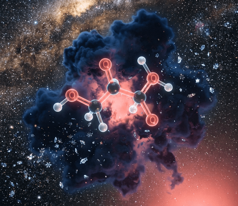 Açúcar é encontrado pela primeira vez no cosmos: mais um “ingrediente da vida” encontrado entre as&nbsp;estrelas.